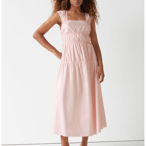 & Other Stories Dresses & Skirts - & other stories pink midi dress